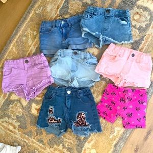 Girls Shorts Bundle 3T Lot Summer